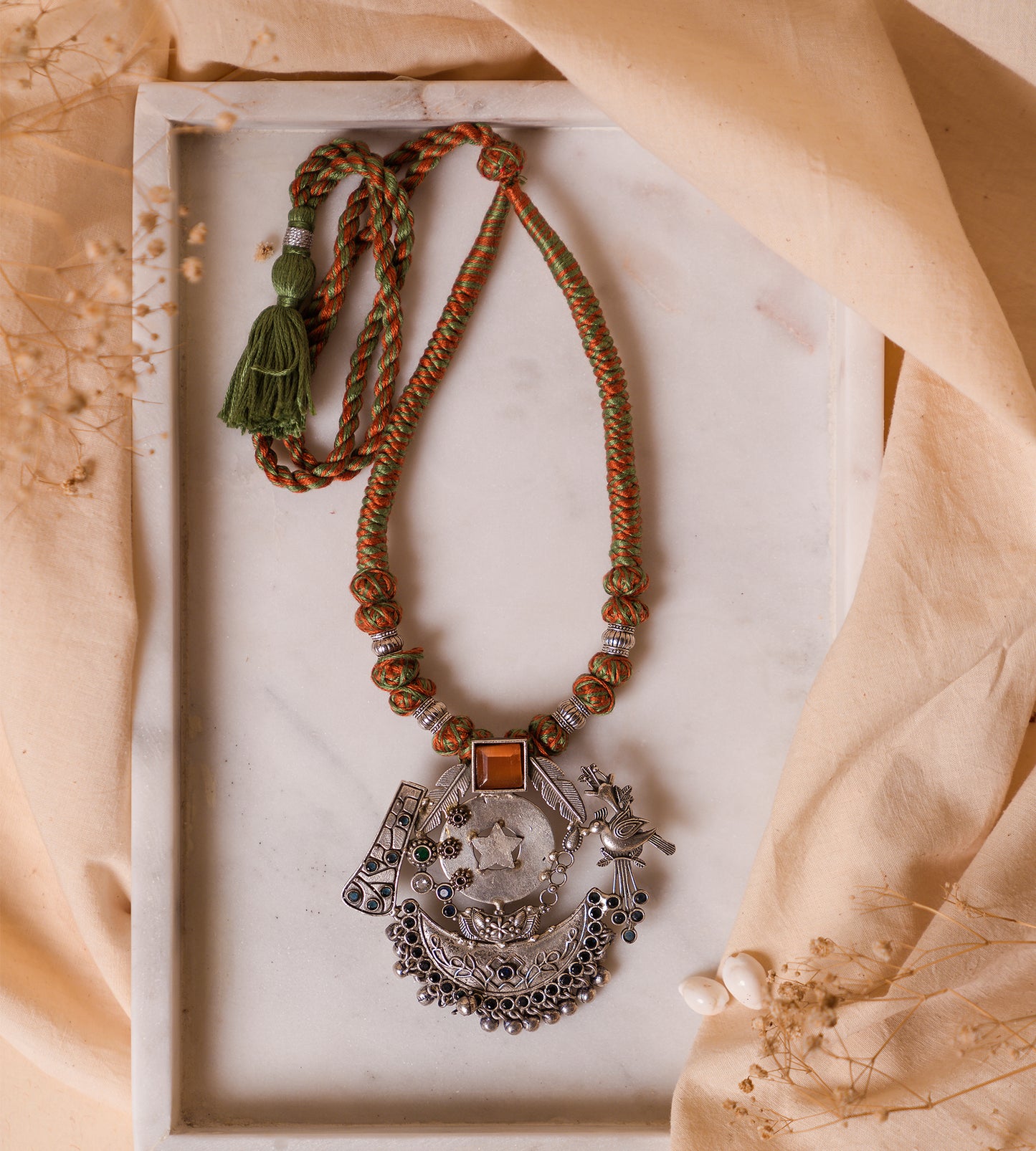 Ochre Stoned Necklace