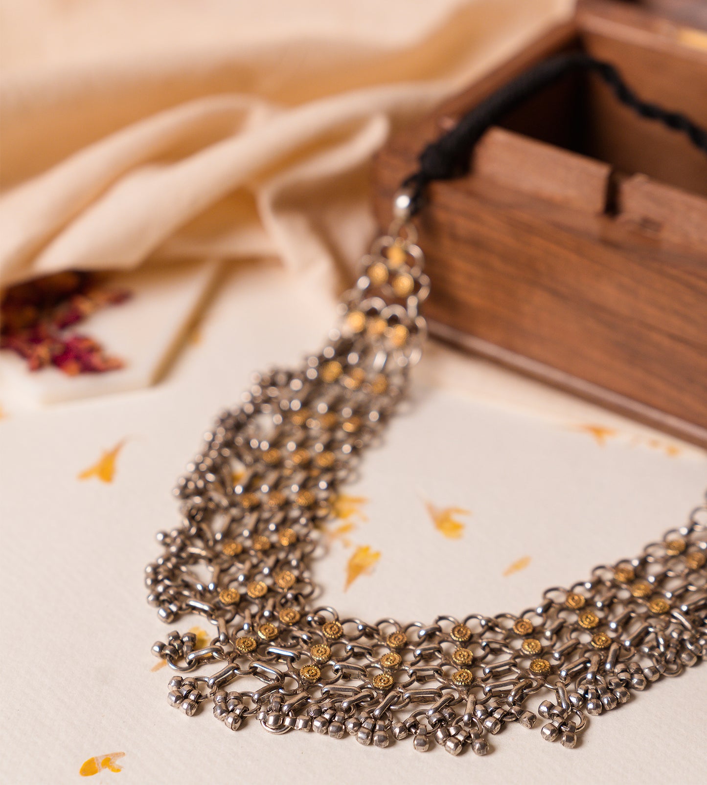 Gold Silver Necklace