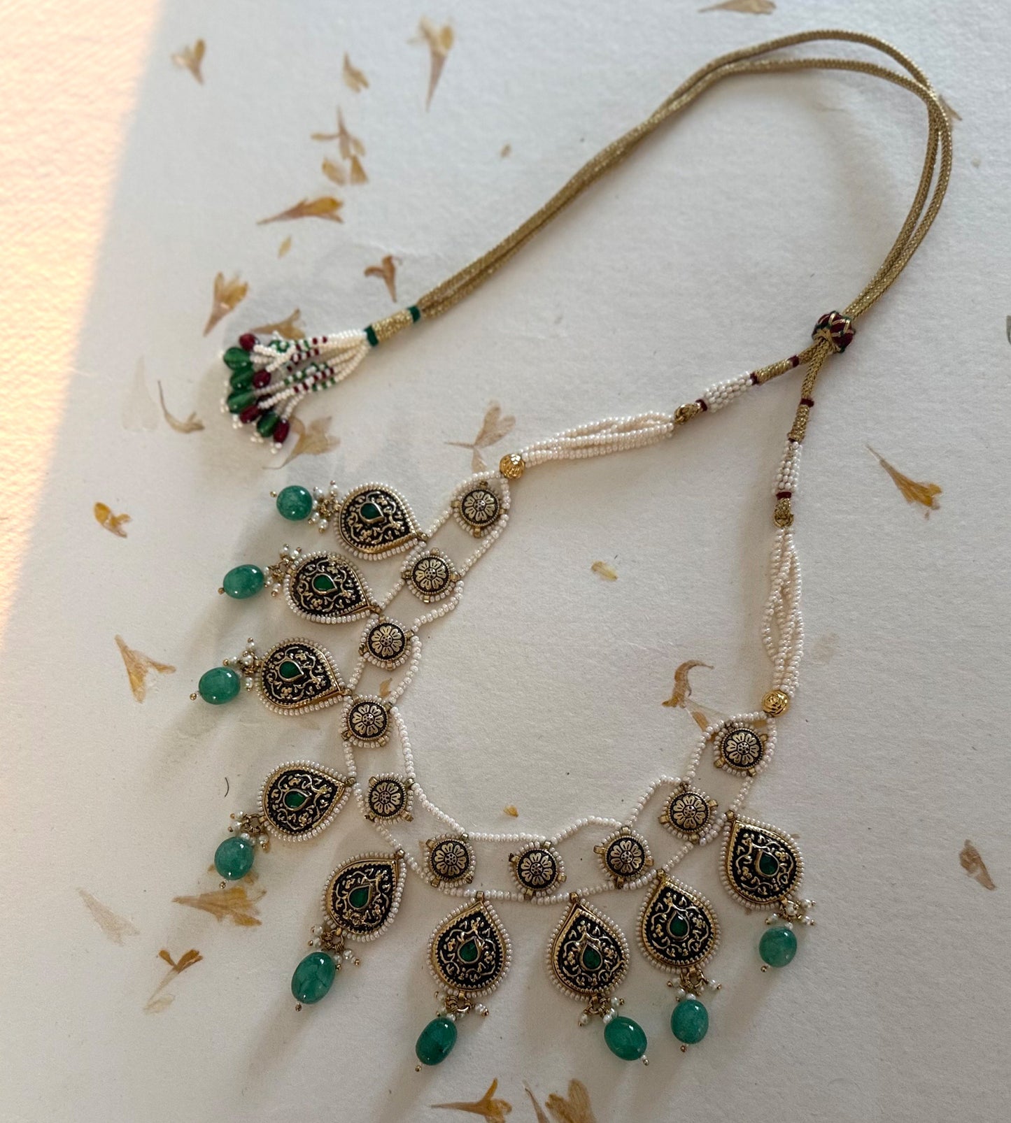 Vintage Green Necklace