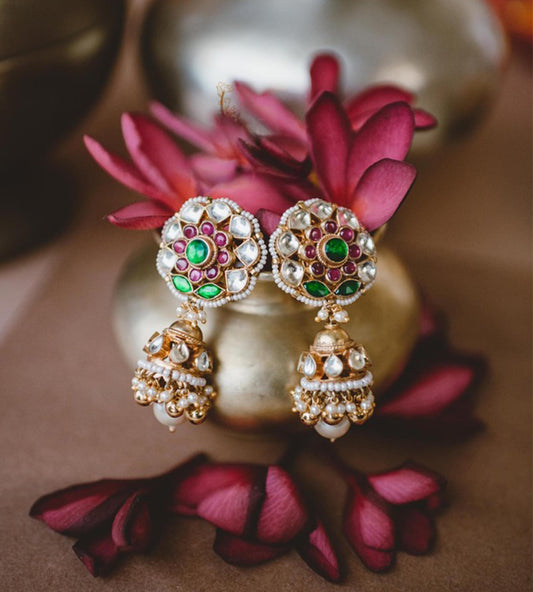 Flower Motif Earrings