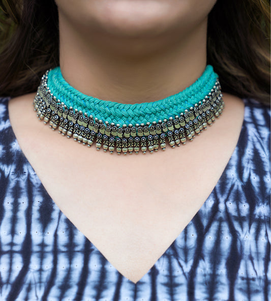 Wooven Thread Necklace