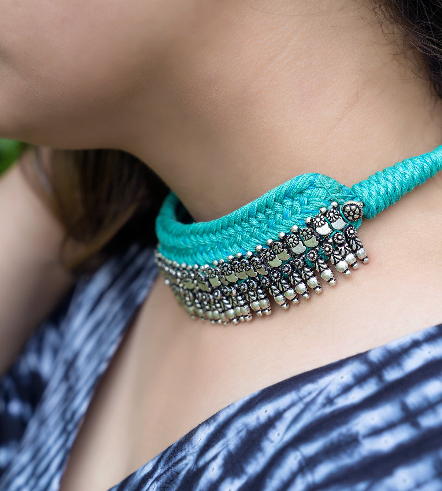 Wooven Thread Necklace