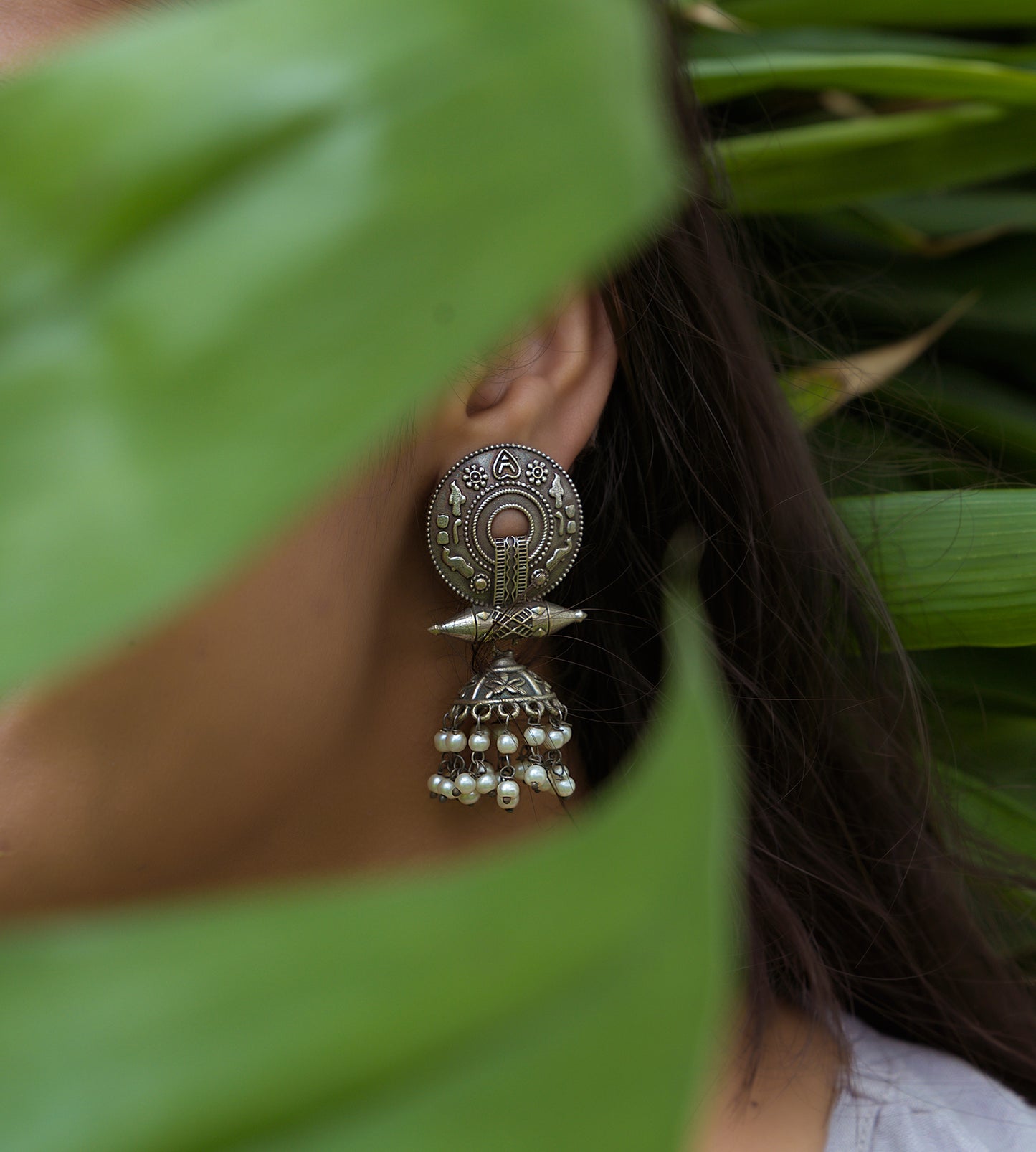 Circle Craved Earrings
