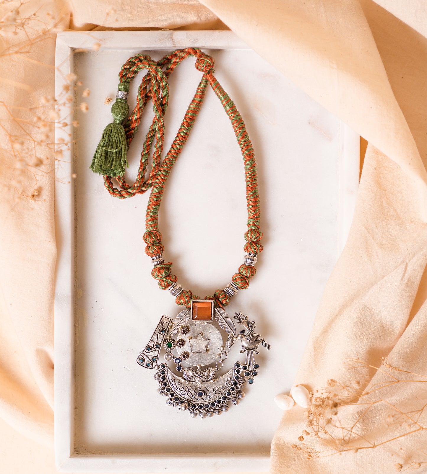 Ochre Stoned Necklace