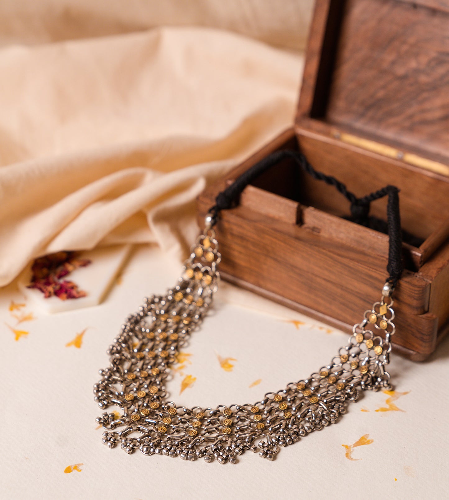Gold Silver Necklace