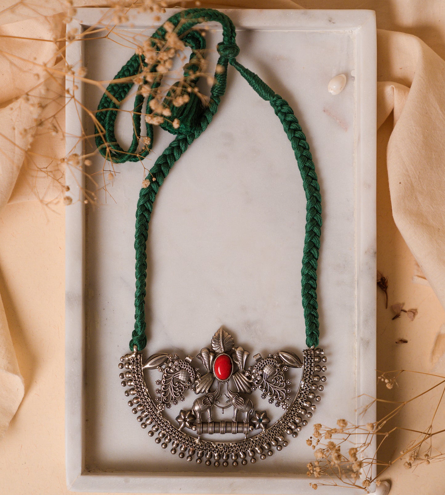 Elephant Motif Necklace