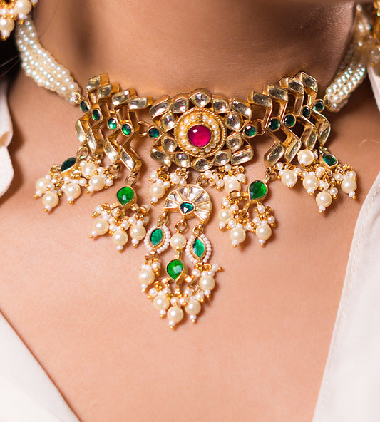 Jadau Choker Set