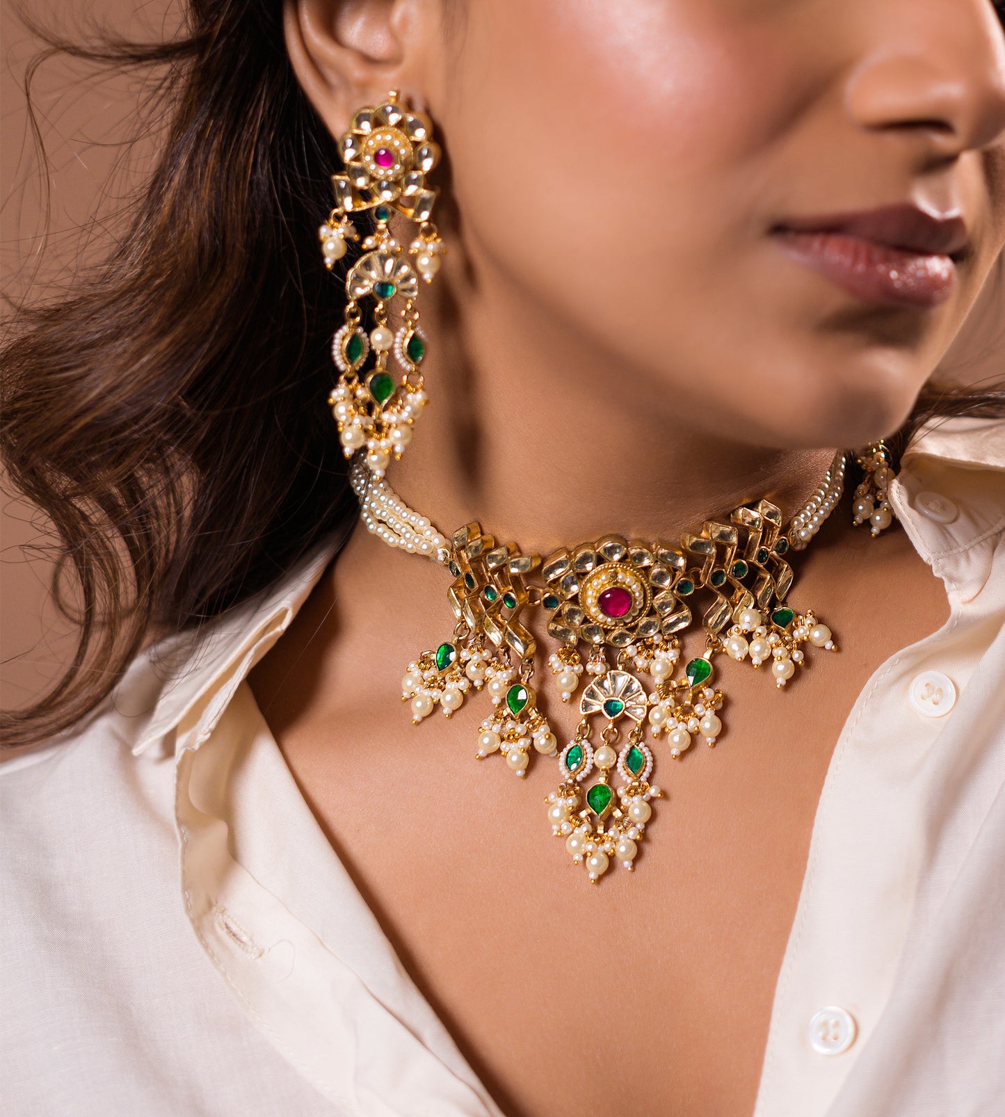 Jadau Choker Set