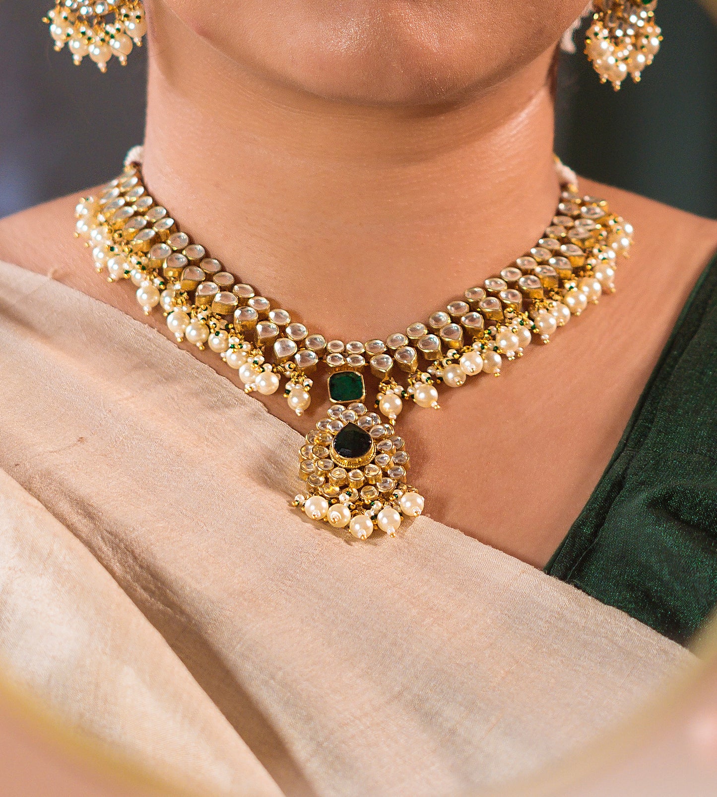 Emerald Drop Necklace