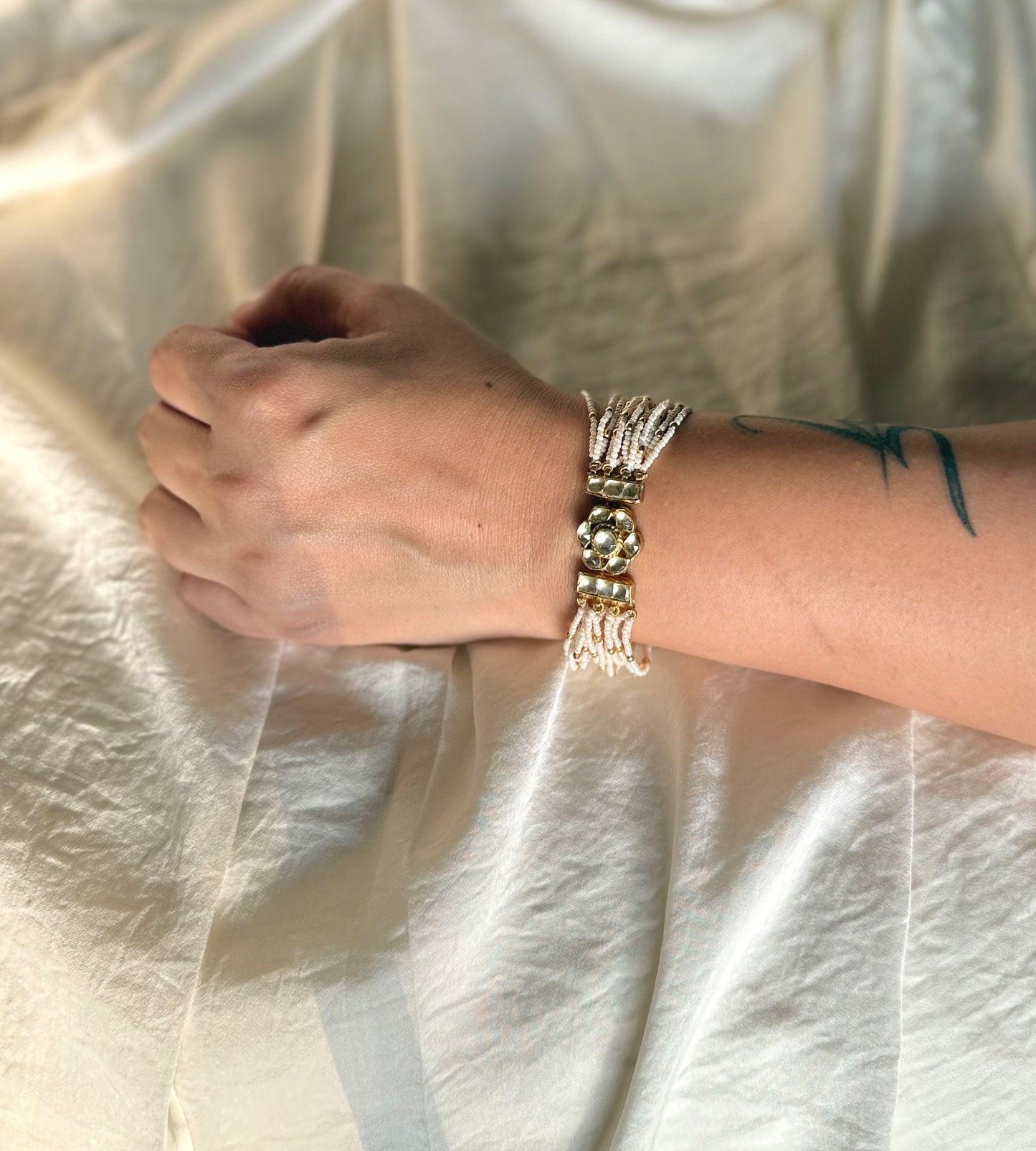 Flower Motif Bracelet