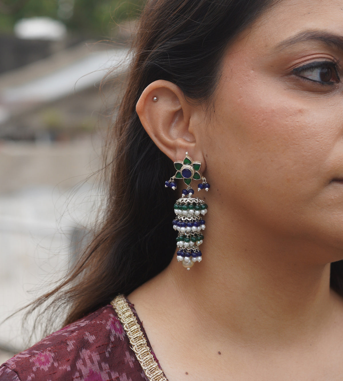 Aaina Dangler Earrings