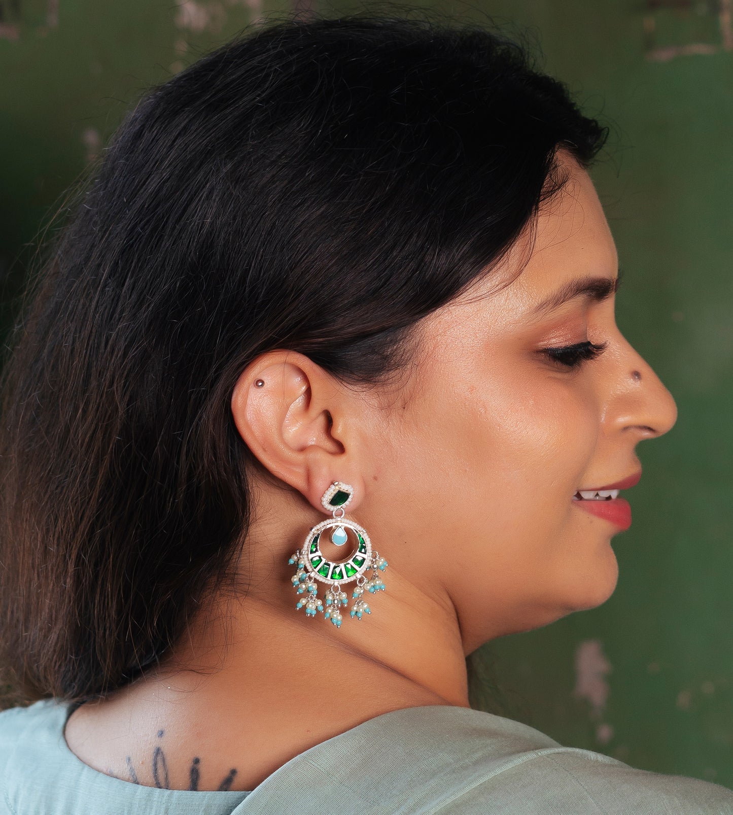 Sanjh Chandbali Earrings