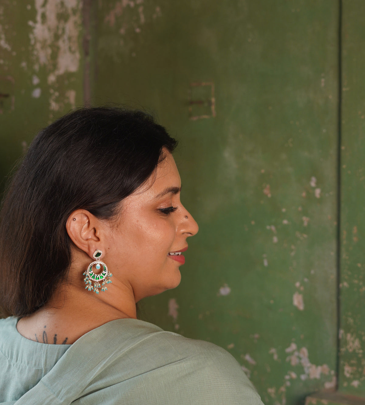 Sanjh Chandbali Earrings