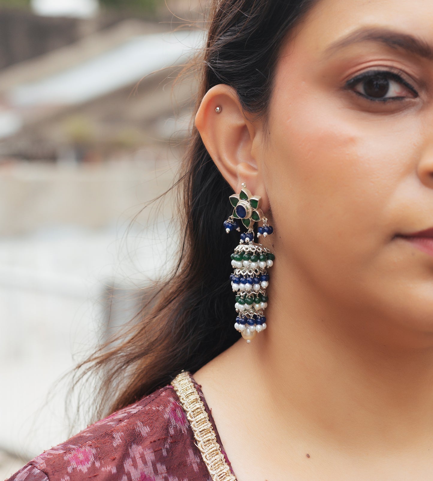 Aaina Dangler Earrings