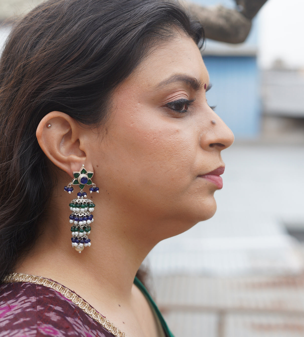 Aaina Dangler Earrings