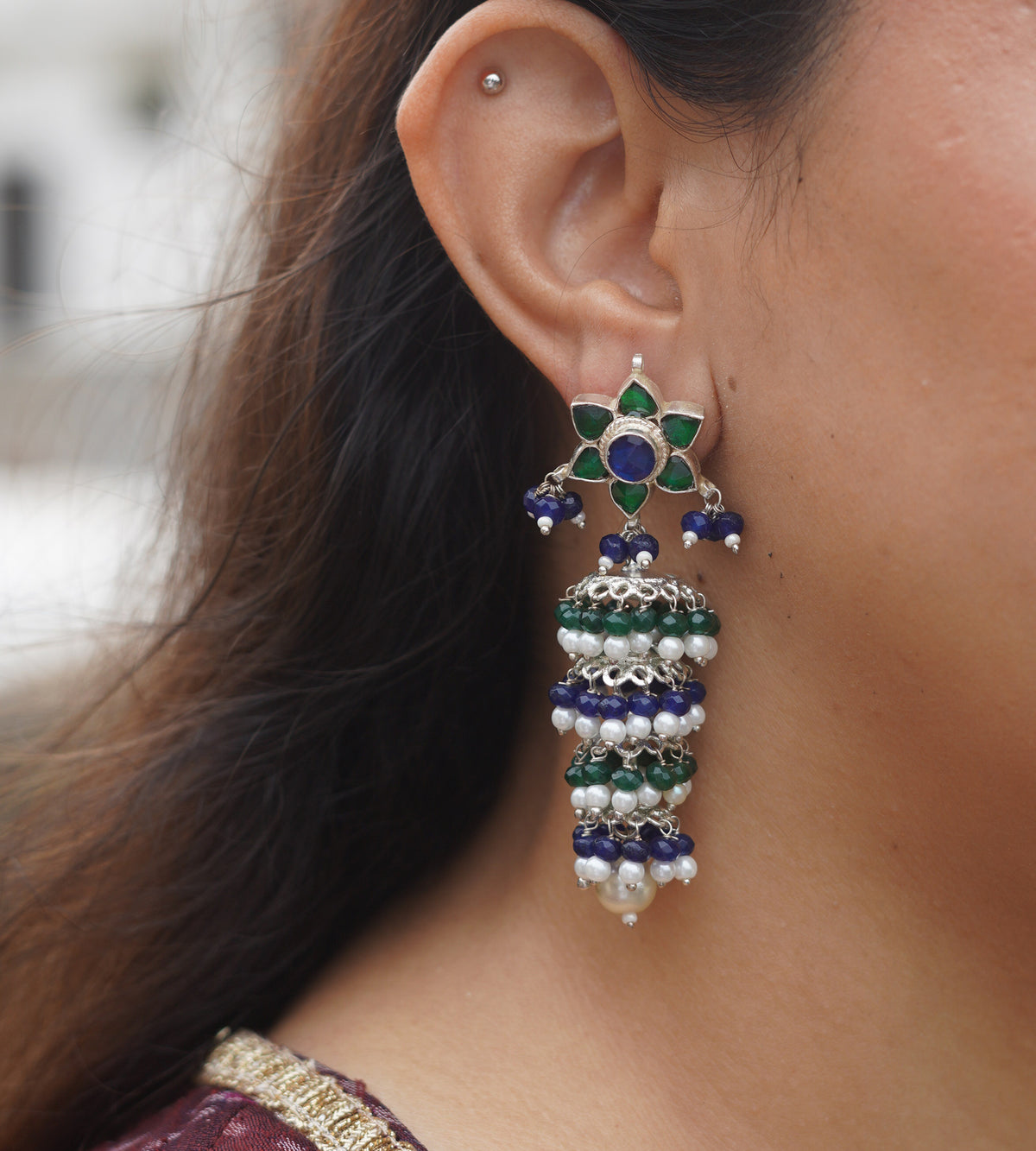 Aaina Dangler Earrings